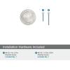 Amerock | Cabinet Knob | Polished Chrome | 1-1/4 inch (32 mm) Diameter | Winsome | 1 Pack | Drawer Knob | Cabinet Hardware(Polished Nickel)