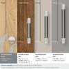 Amerock | Cabinet Knob | Polished Nickel/Stainless Steel | 2-5/8 inch (67 mm) Length | Esquire | 1 Pack | Drawer Knob | Cabinet Hardware(Polished Nickel/Gunmetal)