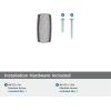 Amerock | Cabinet Knob | Satin Nickel | 1-3/8 inch (35 mm) Length | Highland Ridge | 1 Pack | Drawer Knob | Cabinet Hardware(Aged Pewter)