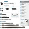 Amerock | Cabinet Knob | Satin Nickel | 1-3/8 inch (35 mm) Length | Highland Ridge | 1 Pack | Drawer Knob | Cabinet Hardware(Dark Oiled Bronze)