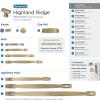 Amerock | Cabinet Knob | Satin Nickel | 1-3/8 inch (35 mm) Length | Highland Ridge | 1 Pack | Drawer Knob | Cabinet Hardware(Golden Champagne)