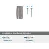 Amerock | Cabinet Knob | Satin Nickel | 1-3/8 inch (35 mm) Length | Highland Ridge | 1 Pack | Drawer Knob | Cabinet Hardware(Polished Nickel)