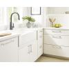 Amerock | Cabinet Pull | Brushed Matte Black/Satin Nickel | 11-5/16 inch (288 mm) Center to Center | Overton | 1 Pack | Drawer Pull | Drawer Handle | Cabinet Hardware(Satin Nickel/Polished Chrome)