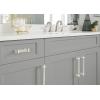 Amerock | Cabinet Pull | Brushed Matte Black/Satin Nickel | 11-5/16 inch (288 mm) Center to Center | Overton | 1 Pack | Drawer Pull | Drawer Handle | Cabinet Hardware(Satin Nickel/Polished Chrome)