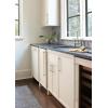 Amerock | Cabinet Pull | Brushed Matte Black/Satin Nickel | 5-1/16 inch (128 mm) Center to Center | Overton | 1 Pack | Drawer Pull | Drawer Handle | Cabinet Hardware(Golden Champagne/Satin Nickel)
