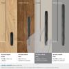 Amerock | Cabinet Pull | Champagne Bronze | 5-1/16 inch (128 mm) Center to Center | St. Vincent | 1 Pack | Drawer Pull | Drawer Handle | Cabinet Hardware(Black Bronze)