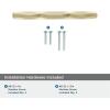 Amerock | Cabinet Pull | Champagne Bronze | 5-1/16 inch (128 mm) Center to Center | St. Vincent | 1 Pack | Drawer Pull | Drawer Handle | Cabinet Hardware(Champagne Bronze)