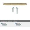 Amerock | Cabinet Pull | Champagne Bronze | 5-1/16 inch (128 mm) Center to Center | St. Vincent | 1 Pack | Drawer Pull | Drawer Handle | Cabinet Hardware(Golden Champagne)