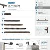 Amerock | Cabinet Pull | Champagne Bronze | 5-1/16 inch (128 mm) Center to Center | St. Vincent | 1 Pack | Drawer Pull | Drawer Handle | Cabinet Hardware(Oil Rubbed Bronze)