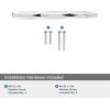 Amerock | Cabinet Pull | Champagne Bronze | 5-1/16 inch (128 mm) Center to Center | St. Vincent | 1 Pack | Drawer Pull | Drawer Handle | Cabinet Hardware(Polished Chrome)