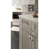 Amerock | Cabinet Pull | Clear/Polished Chrome | 5-1/16 inch (128 mm) Center to Center | Glacio | 1 Pack | Drawer Pull | Drawer Handle | Cabinet Hardware(Clear/Oil-Rubbed Bronze)