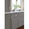 Amerock | Cabinet Pull | Clear/Polished Chrome | 5-1/16 inch (128 mm) Center to Center | Glacio | 1 Pack | Drawer Pull | Drawer Handle | Cabinet Hardware(Clear/Oil-Rubbed Bronze)