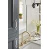 Amerock | Cabinet Pull | Clear/Polished Chrome | 5-1/16 inch (128 mm) Center to Center | Glacio | 1 Pack | Drawer Pull | Drawer Handle | Cabinet Hardware(Clear/Polished Nickel)