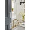 Amerock | Cabinet Pull | Clear/Polished Chrome | 5-1/16 inch (128 mm) Center to Center | Glacio | 1 Pack | Drawer Pull | Drawer Handle | Cabinet Hardware(Clear/Satin Nickel)