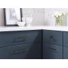 Amerock | Cabinet Pull | Golden Champagne | 3-3/4 inch (96 mm) Center to Center | Concentric | 1 Pack | Drawer Pull | Drawer Handle | Cabinet Hardware(Matte Black)