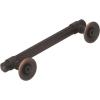 Amerock | Cabinet Pull | Golden Champagne | 5-1/16 inch (128 mm) Center to Center | Sea Grass | 1 Pack | Drawer Pull | Drawer Handle | Cabinet Hardware(Oil Rubbed Bronze)