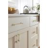 Amerock | Cabinet Pull | Golden Champagne | 6-5/16 inch (160 mm) Center to Center | Davenport | 1 Pack | Drawer Pull | Drawer Handle | Cabinet Hardware(Golden Champagne)