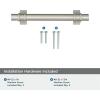 Amerock | Cabinet Pull | Golden Champagne | 6-5/16 inch (160 mm) Center to Center | Davenport | 1 Pack | Drawer Pull | Drawer Handle | Cabinet Hardware(Satin Nickel)