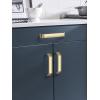 Amerock | Cabinet Pull | Golden Champagne | 7-9/16 inch (192 mm) Center to Center | Concentric | 1 Pack | Drawer Pull | Drawer Handle | Cabinet Hardware(Golden Champagne)