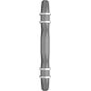 Amerock | Cabinet Pull | Golden Champagne/Black Chrome | 3-3/4 inch (96 mm) Center-to-Center | London | 1 Pack | Drawer Pull | Drawer Handle | Cabinet Hardware(Black Chrome/Polished Chrome)