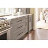 Amerock | Cabinet Pull | Golden Champagne/Black Chrome | 3-3/4 inch (96 mm) Center-to-Center | London | 1 Pack | Drawer Pull | Drawer Handle | Cabinet Hardware(Black Bronze/Satin Nickel)