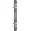 Amerock | Cabinet Pull | Golden Champagne/Black Chrome | 3-3/4 inch (96 mm) Center-to-Center | London | 1 Pack | Drawer Pull | Drawer Handle | Cabinet Hardware(Black Chrome/Golden Champagne)