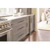 Amerock | Cabinet Pull | Golden Champagne/Black Chrome | 3-3/4 inch (96 mm) Center-to-Center | London | 1 Pack | Drawer Pull | Drawer Handle | Cabinet Hardware(Black Bronze/Polished Chrome)