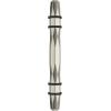Amerock | Cabinet Pull | Golden Champagne/Black Chrome | 3-3/4 inch (96 mm) Center-to-Center | London | 1 Pack | Drawer Pull | Drawer Handle | Cabinet Hardware(Polished Nickel/Black Bronze)