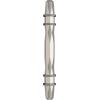 Amerock | Cabinet Pull | Golden Champagne/Black Chrome | 3-3/4 inch (96 mm) Center-to-Center | London | 1 Pack | Drawer Pull | Drawer Handle | Cabinet Hardware(Satin Nickel/Black Chrome)