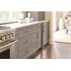 Amerock | Cabinet Pull | Golden Champagne/Black Chrome | 3-3/4 inch (96 mm) Center-to-Center | London | 1 Pack | Drawer Pull | Drawer Handle | Cabinet Hardware(Satin Nickel/Black Chrome)