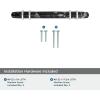 Amerock | Cabinet Pull | Marble White/Golden Champagne | 5-1/16 inch (128 mm) Center to Center | Carrione | 1 Pack | Drawer Pull | Drawer Handle | Cabinet Hardware | Zinc(Marble Black/Polished Chrome)