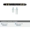 Amerock | Cabinet Pull | Marble White/Golden Champagne | 5-1/16 inch (128 mm) Center to Center | Carrione | 1 Pack | Drawer Pull | Drawer Handle | Cabinet Hardware | Zinc(Marble Black/Champagne Bronze)