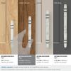 Amerock | Cabinet Pull | Marble White/Golden Champagne | 5-1/16 inch (128 mm) Center to Center | Carrione | 1 Pack | Drawer Pull | Drawer Handle | Cabinet Hardware | Zinc(Marble White/Oil-Rubbed Bronze)
