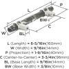 Amerock | Cabinet Pull | Marble White/Golden Champagne | 5-1/16 inch (128 mm) Center to Center | Carrione | 1 Pack | Drawer Pull | Drawer Handle | Cabinet Hardware | Zinc(Marble Black/Polished Nickel)