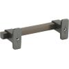 Amerock | Cabinet Pull | Matte Black | 10-1/16 inch (256 mm) Center-to-Center | Rockwell | 1 Pack | Drawer Pull | Drawer Handle | Cabinet Hardware(Black Brushed Nickel)