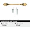 Amerock | Cabinet Pull | Matte Black | 3 inch (76 mm) Center-to-Center | Ravino | 1 Pack | Drawer Pull | Drawer Handle | Cabinet Hardware(Champagne Bronze)