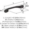 Amerock | Cabinet Pull | Matte Black | 3 inch (76 mm) Center-to-Center | Ravino | 1 Pack | Drawer Pull | Drawer Handle | Cabinet Hardware(Oil Rubbed Bronze)