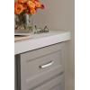 Amerock | Cabinet Pull | Matte Black | 3-3/4 inch (96 mm) Center-to-Center | Rift | 1 Pack | Drawer Pull | Cabinet Handle | Cabinet Hardware(Polished Chrome)