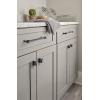 Amerock | Cabinet Pull | Matte Black | 5/8 inch (16 mm) Center to Center | Remington | 1 Pack | Drawer Pull | Drawer Handle | Cabinet Hardware(Matte Black)