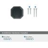 Amerock | Cabinet Pull | Matte Black | 5/8 inch (16 mm) Center to Center | Remington | 1 Pack | Drawer Pull | Drawer Handle | Cabinet Hardware(Matte Black)