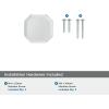 Amerock | Cabinet Pull | Matte Black | 5/8 inch (16 mm) Center to Center | Remington | 1 Pack | Drawer Pull | Drawer Handle | Cabinet Hardware(Polished Chrome)