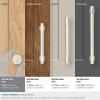 Amerock | Cabinet Pull | Matte Black | 5/8 inch (16 mm) Center to Center | Remington | 1 Pack | Drawer Pull | Drawer Handle | Cabinet Hardware(Polished Nickel)