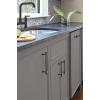 Amerock | Cabinet Pull | Matte Black | 6-5/16 inch (160 mm) Center to Center | Carrigan | 1 Pack | Drawer Pull | Drawer Handle | Cabinet Hardware(Matte Black)