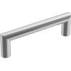 Amerock | Cabinet Pull | Matte Black | 6-5/16 inch (160 mm) Center-to-Center | Revolve | 1 Pack | Drawer Pull | Cabinet Handle | Cabinet Hardware(Polished Chrome)