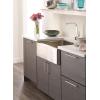 Amerock | Cabinet Pull | Matte Black | 6-5/16 inch (160 mm) Center-to-Center | Revolve | 1 Pack | Drawer Pull | Cabinet Handle | Cabinet Hardware(Satin Nickel)