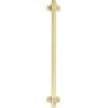 Amerock | Cabinet Pull | Matte Black | 6-5/16 inch (160 mm) Center-to-Center | Rockwell | 1 Pack | Drawer Pull | Drawer Handle | Cabinet Hardware(Matte Gold)