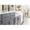 Amerock | Cabinet Pull | Matte Black | 7-9/16 inch (192 mm) Center to Center | Remington | 1 Pack | Drawer Pull | Drawer Handle | Cabinet Hardware(Matte Black)