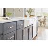 Amerock | Cabinet Pull | Matte Black | 7-9/16 inch (192 mm) Center to Center | Remington | 1 Pack | Drawer Pull | Drawer Handle | Cabinet Hardware(Polished Nickel)