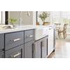 Amerock | Cabinet Pull | Matte Black | 7-9/16 inch (192 mm) Center to Center | Remington | 1 Pack | Drawer Pull | Drawer Handle | Cabinet Hardware(Silver Champagne)