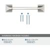 Amerock | Cabinet Pull | Matte Black | 8-13/16 inch (224 mm) Center-to-Center | Exceed | 1 Pack | Drawer Pull | Cabinet Handle | Cabinet Hardware(Polished Nickel)